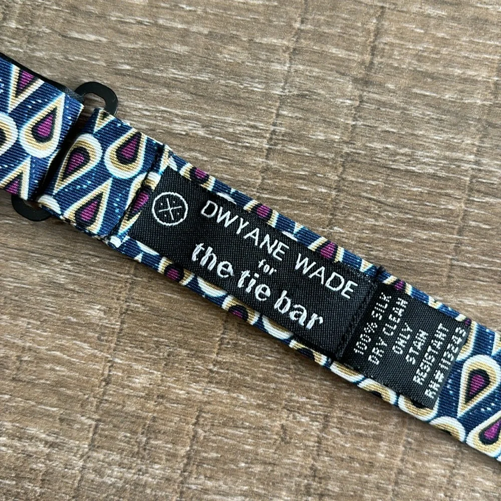 Dwyane Wade for The Tie Bar Men's Silk Adjustable Bow Tie
